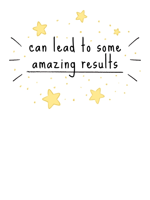 inside of Recovery Wishes "Amazing results" card